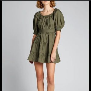 🌳 Ulla Johnson Cecilia Dress Green 0 🌳